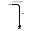 10thsearch.com: 42" Pad Mount Gooseneck Pedestal for Card Readers and Access Control
